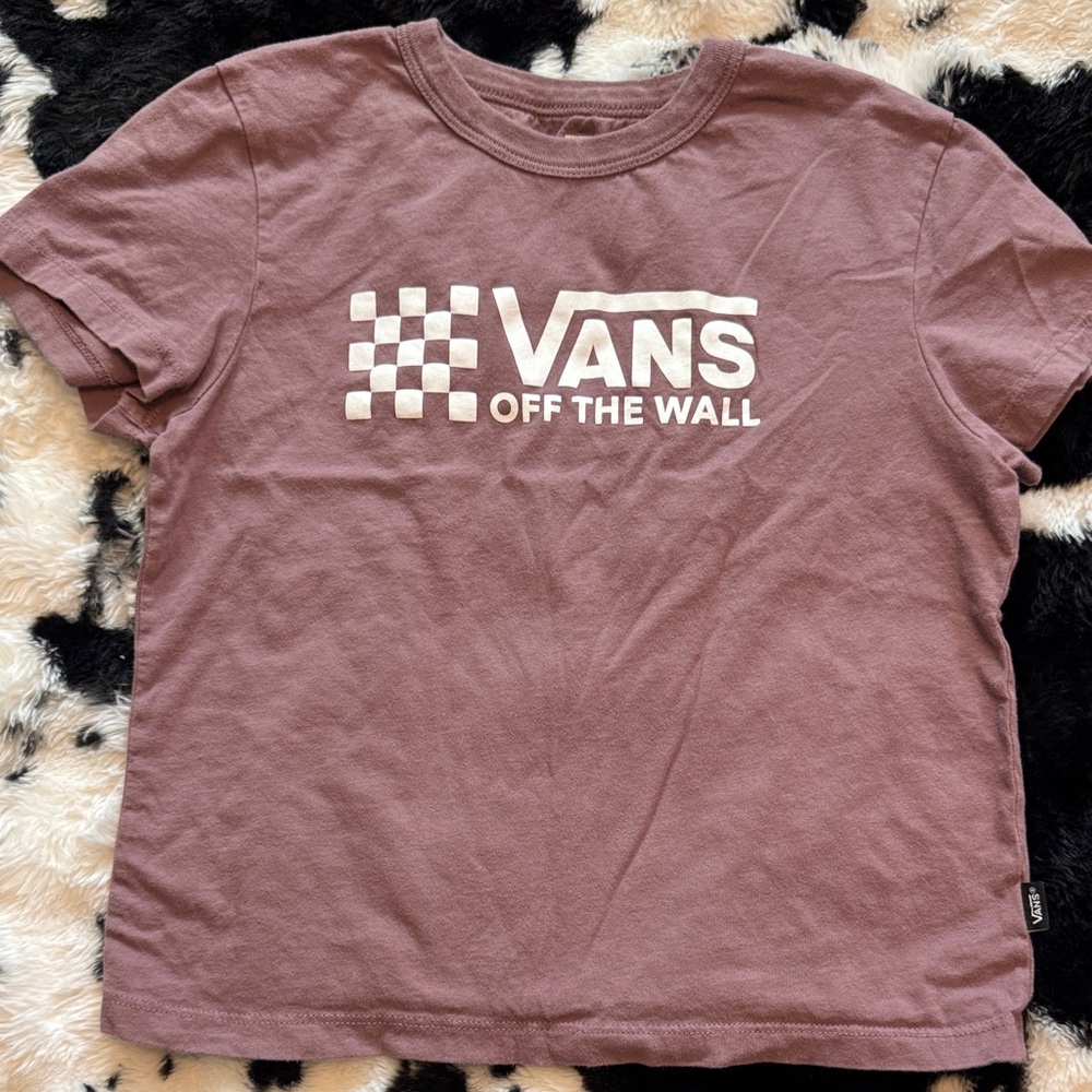 Vans Mauve T-Shirt with Logo